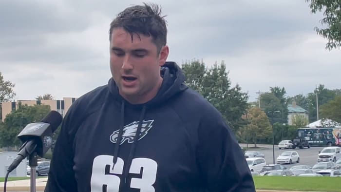 Jack Driscoll on his late move to RT against the Chiefs